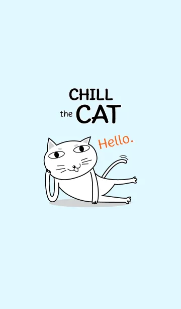 [LINE着せ替え] Chill the Catの画像1
