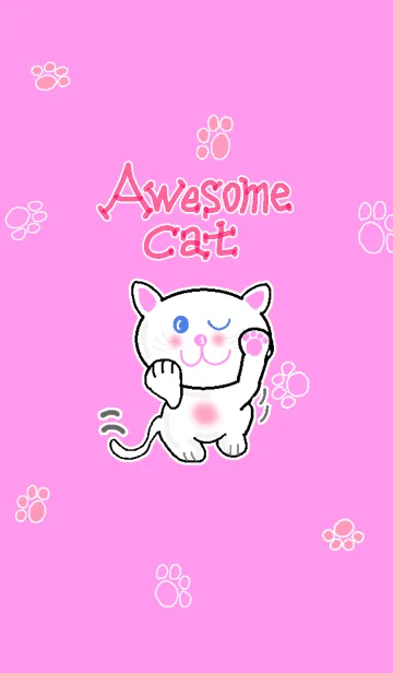 Awesome catのLINE着せ替え