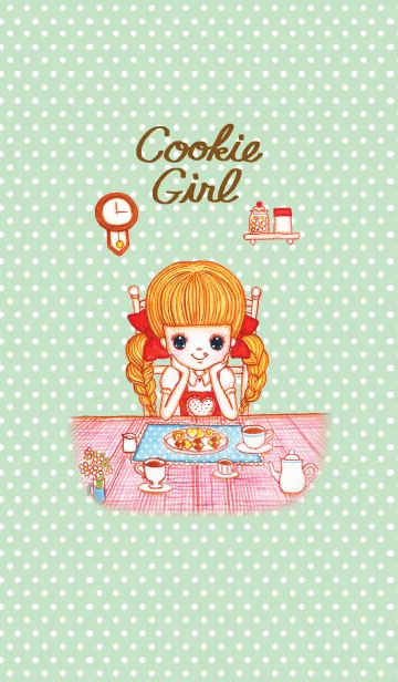 [LINE着せ替え] Cookie Girlの画像1