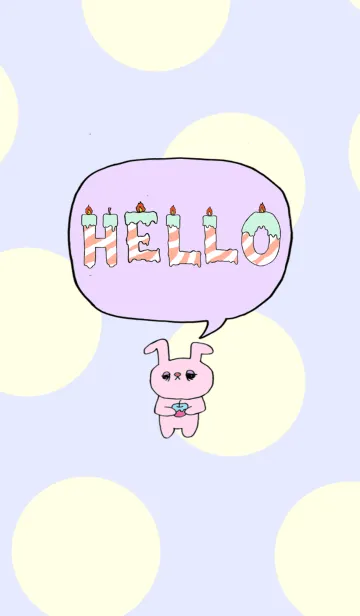 Sad rabbitのLINE着せ替え