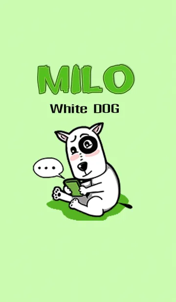 Milo White Dogの着せ替えメイン画像
