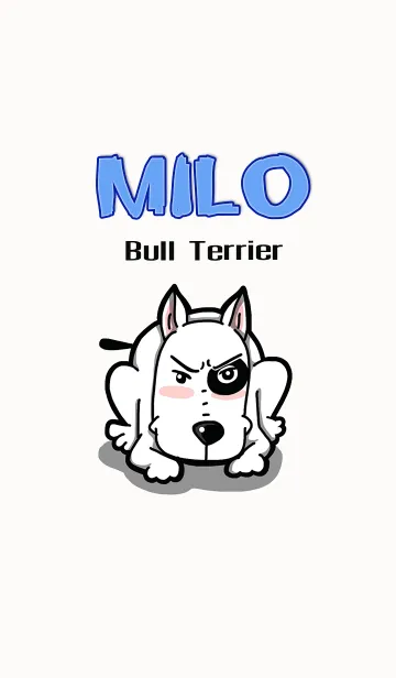 [LINE着せ替え] Milo bull terrierの画像1