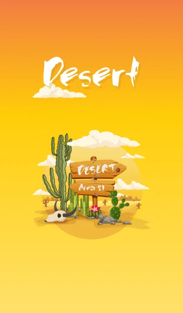 [LINE着せ替え] Desert Themeの画像1