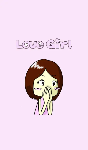 [LINE着せ替え] Love girlの画像1