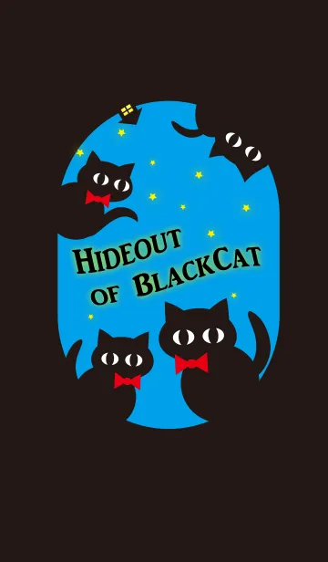 [LINE着せ替え] 黒猫の隠れ家の画像1