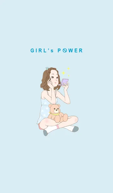 [LINE着せ替え] Girl's power 5の画像1