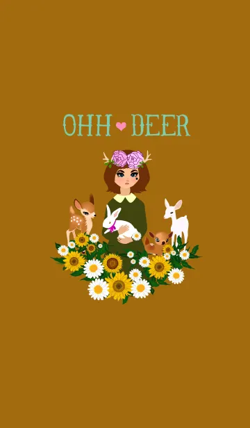 Ohh DeerのLINE着せ替え