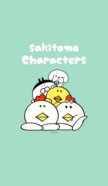 [LINE着せ替え] さきともキャラクターズの画像1