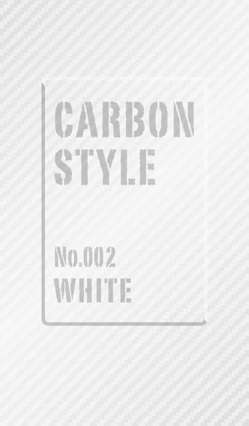 [LINE着せ替え] カーボンスタイル No.002 ホワイトの画像1