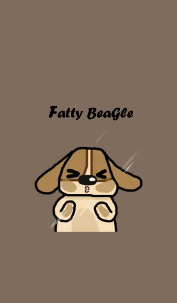 [LINE着せ替え] Fatty Beagleの画像1