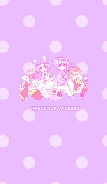 恋するうさぎ-SWEET STRAWBERRY-の着せ替えメイン画像