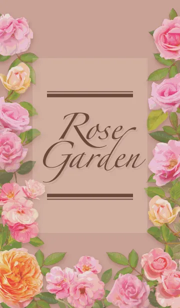 Rose Garden ThemeのLINE着せ替え