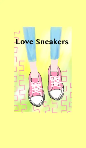 [LINE着せ替え] Love sneakersの画像1