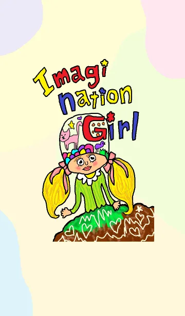 Imagination girlのLINE着せ替え