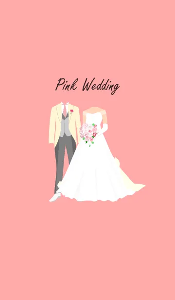 [LINE着せ替え] Pink Weddingの画像1