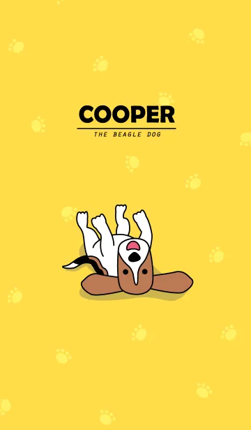 [LINE着せ替え] Cooper the Beagle dogの画像1