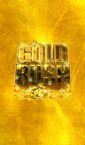 [LINE着せ替え] GOLD RUSHの画像1