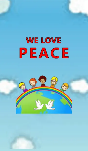 [LINE着せ替え] 私達は平和を愛します。の画像1