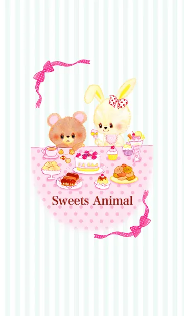 [LINE着せ替え] Sweets Animalsの画像1