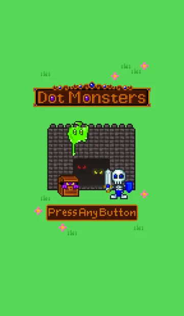 [LINE着せ替え] Dot Monstersの画像1