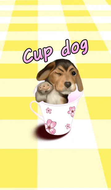 [LINE着せ替え] Cup dogの画像1