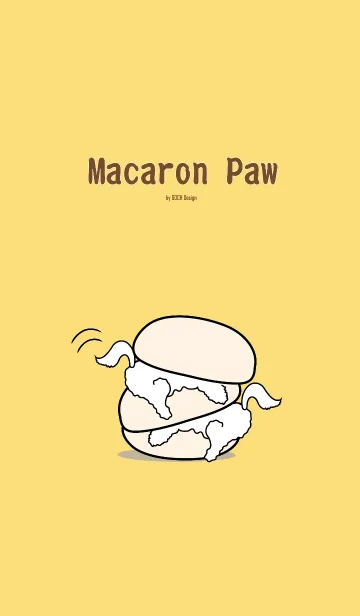 [LINE着せ替え] Macaron Pawの画像1