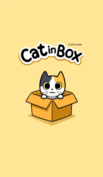 [LINE着せ替え] Cat in boxの画像1