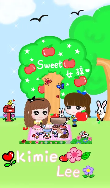 [LINE着せ替え] Sweet girlsの画像1