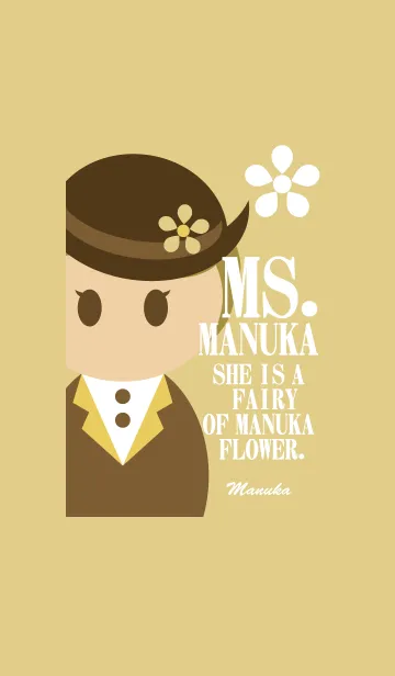 [LINE着せ替え] Ms. Manukaの画像1