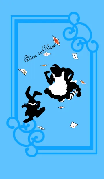 Alice in BlueのLINE着せ替え