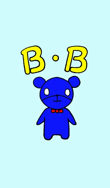 [LINE着せ替え] Blue Bearの画像1