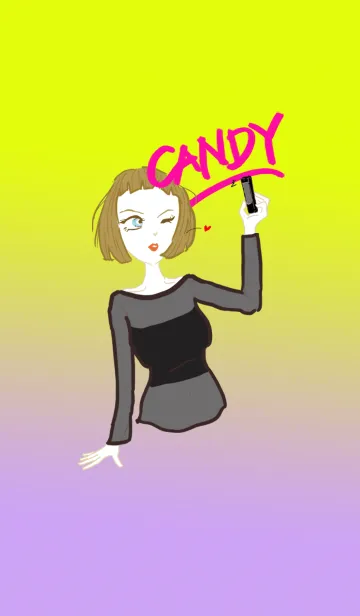 [LINE着せ替え] CANDYgirlの画像1