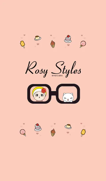 [LINE着せ替え] Rosy Stylesの画像1