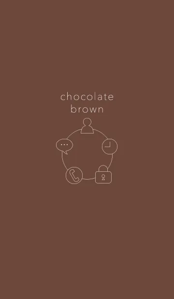 Chocolate Brown（チョコレートブラウン）の着せ替えメイン画像