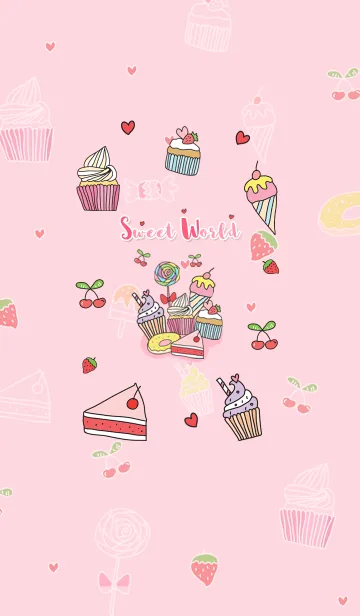 [LINE着せ替え] sweety worldの画像1