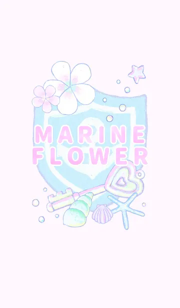 [LINE着せ替え] MARINE FLOWERの画像1