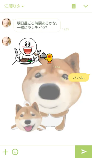 [LINE着せ替え] 柴犬の「芝けん太」の画像3