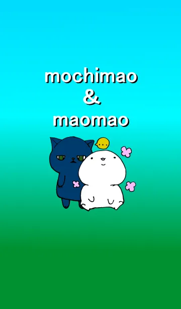 [LINE着せ替え] もちまお＆まおまおの画像1