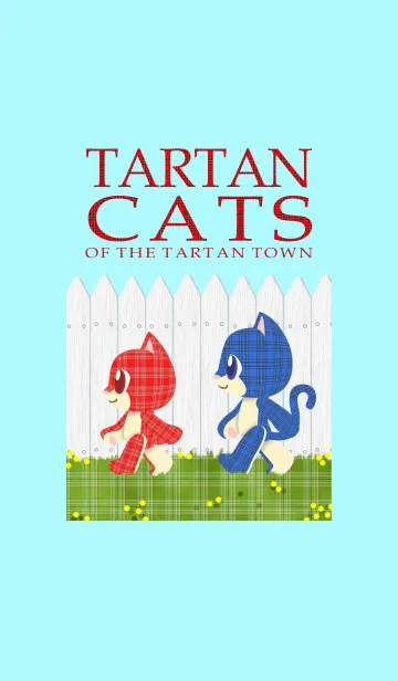 [LINE着せ替え] タータンキャットの画像1