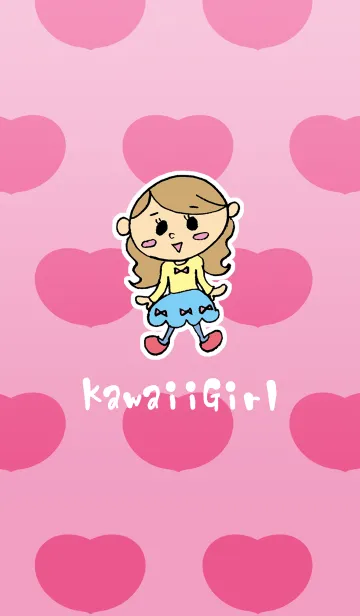 [LINE着せ替え] Kawaii Girlの画像1