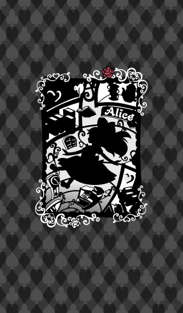 [LINE着せ替え] シルエット・アリスの画像1