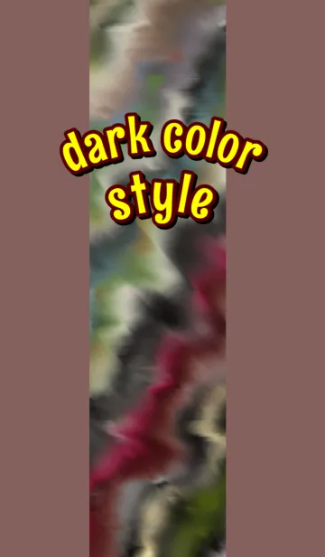 [LINE着せ替え] dark color styleの画像1