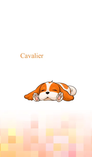 [LINE着せ替え] ぐーたらキャバリアの画像1