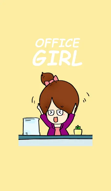 [LINE着せ替え] Nene Office Girlの画像1