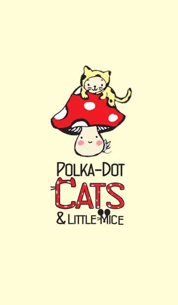 [LINE着せ替え] Polka-Dot Cats ＆ Little Miceの画像1