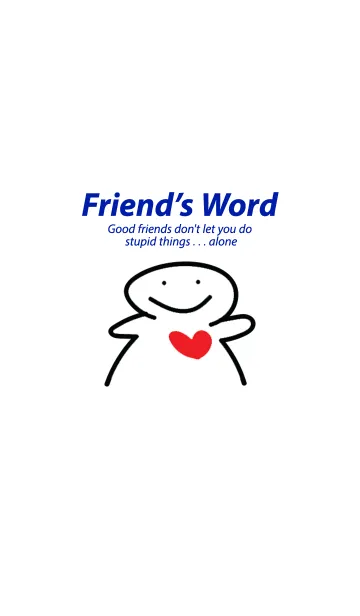 [LINE着せ替え] Friend's wordの画像1