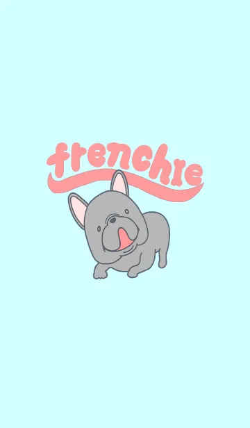 フレンチブルドッグ ブリンドルのLINE着せ替え