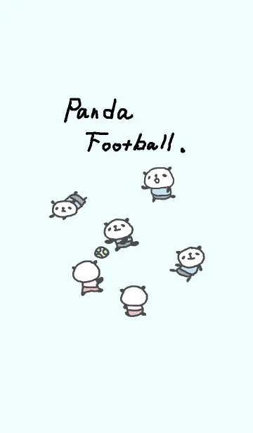 [LINE着せ替え] サッカーちびパンダの画像1