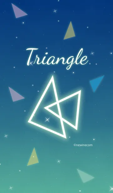 [LINE着せ替え] 三角形の画像1