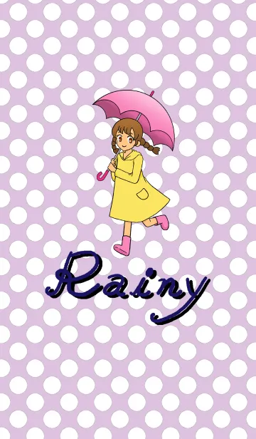 [LINE着せ替え] 雨 Rainyの画像1